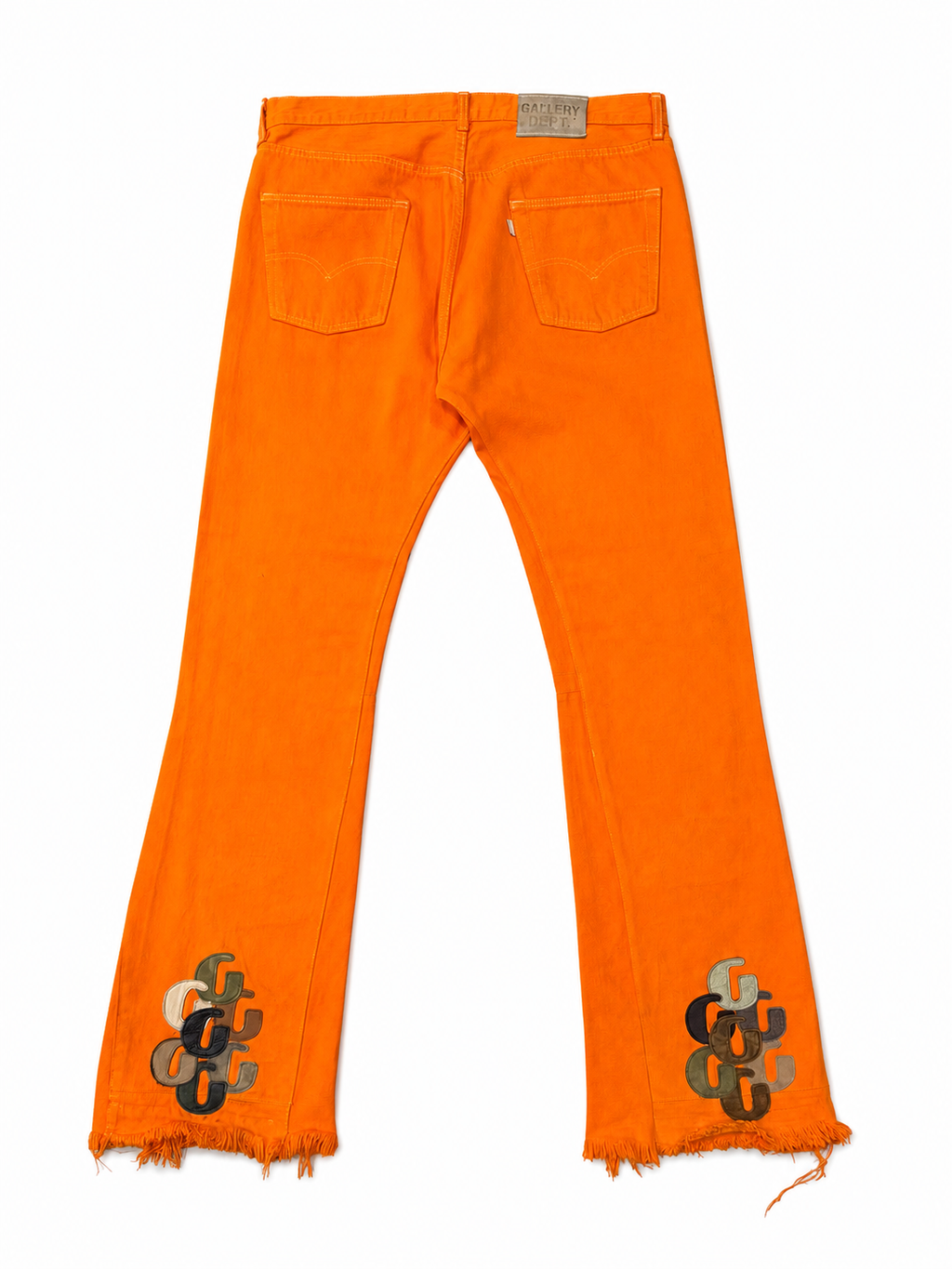 Gallery Dept Orange 1/1 “G Patch” Jeans (Size 33)