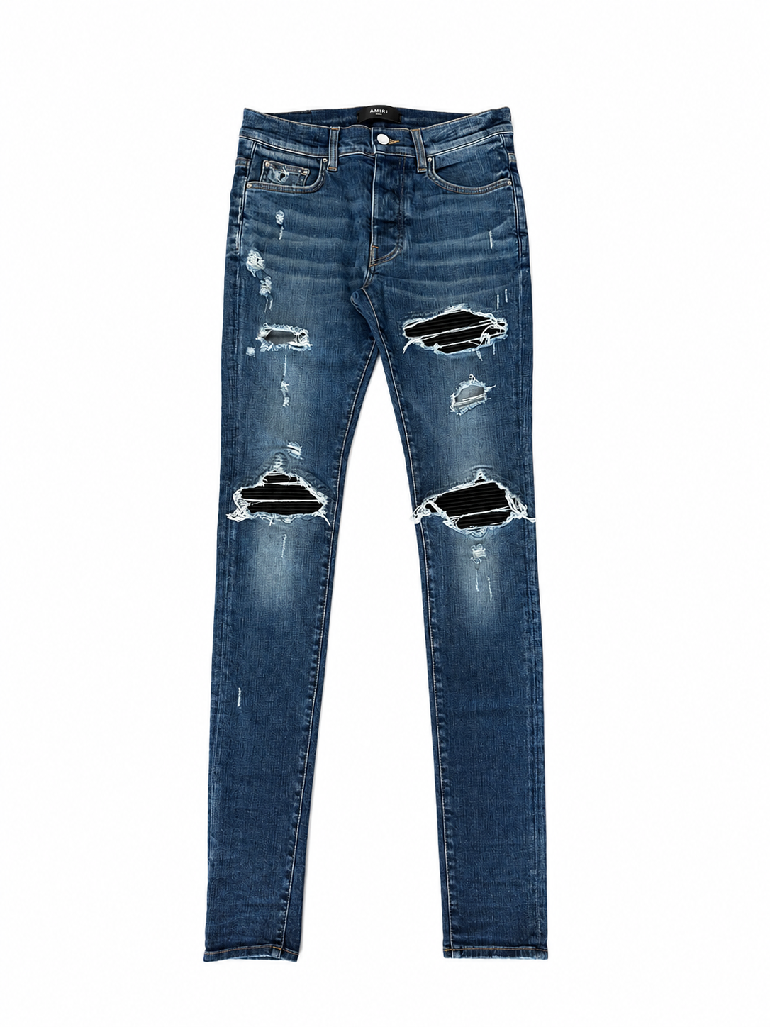 Amiri Mx1 Black Suede Patch (Size 29)