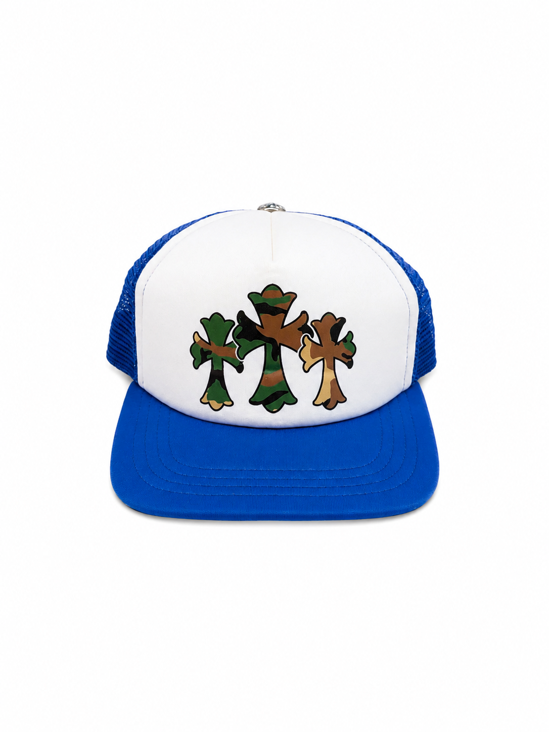 Chrome Hearts “Blue Camo” Trucker Hat