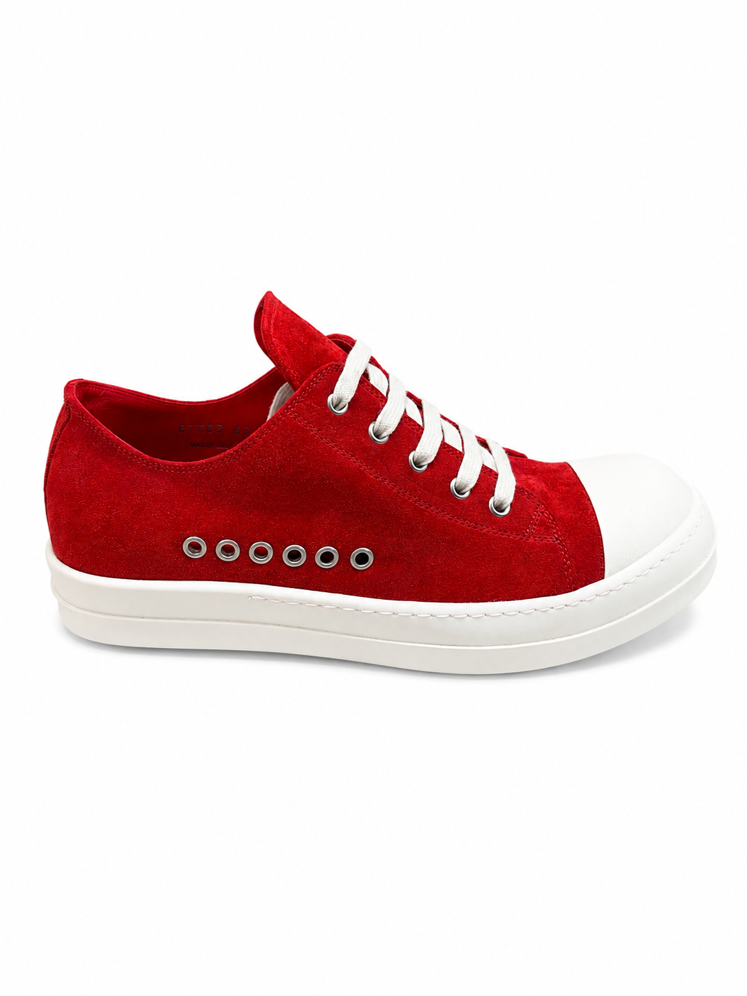 Rick Owens Ramones Low Red Exclusive (Size 41)