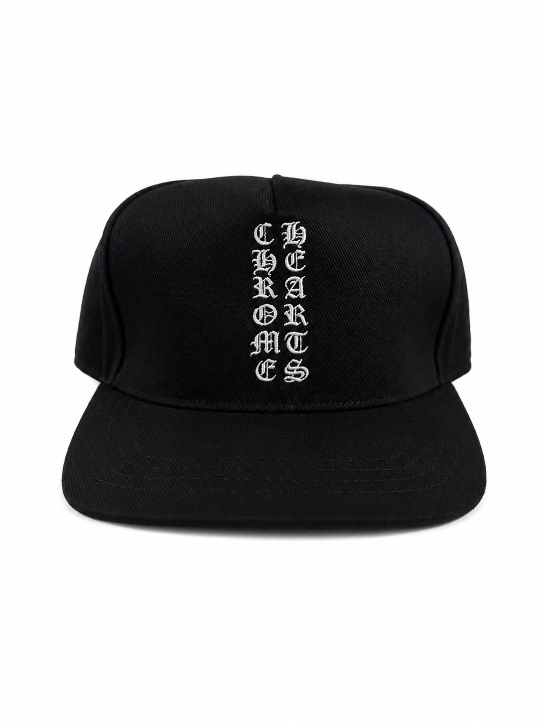 Chrome Hearts “Vertical Logo” Embroidered Trucker Hat