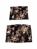 Chrome Hearts Flooded Waterfall Mini Skirt Set (Size L)