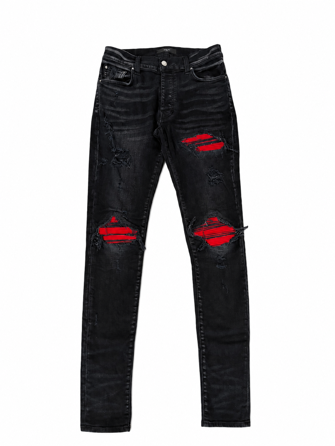 Amiri Mx1 Red Suede Patch (Size 30)