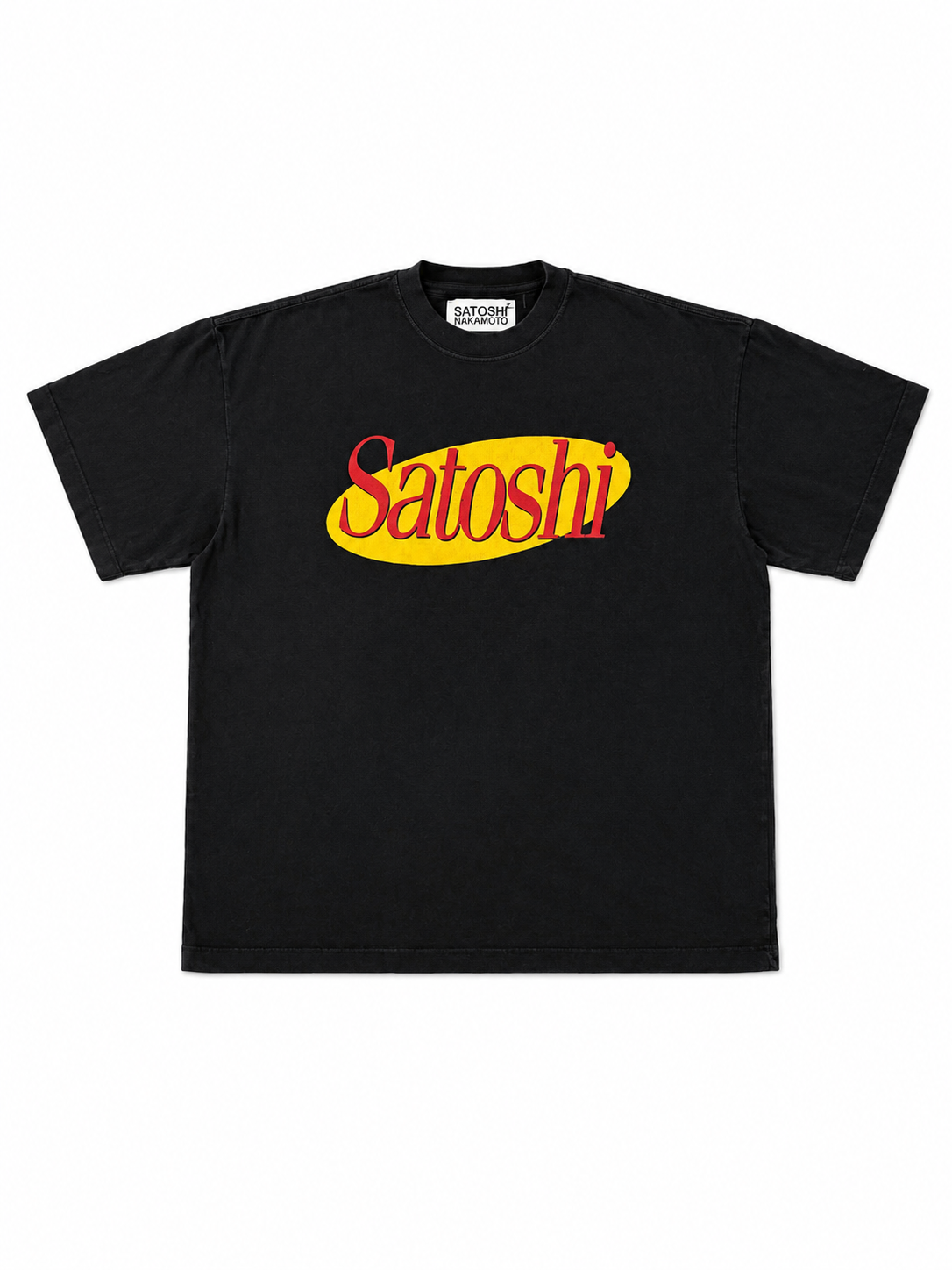 Satoshi Nakamoto “Seinfeld” Tee (Size L)