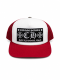 Chrome Hearts “CH” Red Trucker Hat
